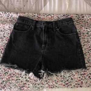 Madewell Black Perfect Jean Short Sz 26